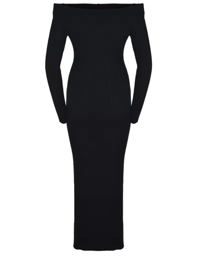 Max Mara Arnes 1234 Sheath Dress In Wool And Cachemire In Black