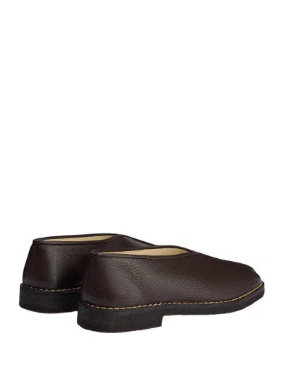 Lemaire Slippers In Brown