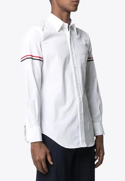 Thom Browne Classic Button-down Shirt In White