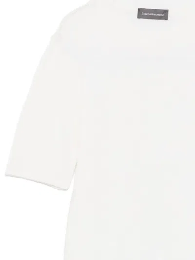Lorena Antoniazzi Fine-knit T-shirt In White