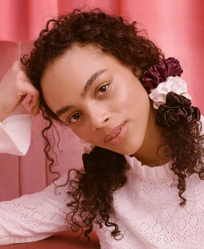 Slip Pure Silk Large Scrunchie Cracker - Sugar Plum ($49 Value) In Multi