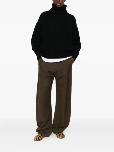 Extreme Cashmere Roll-neck Xtra Knitwear In Black