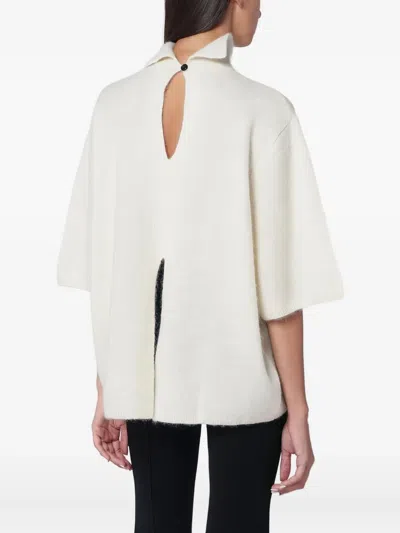 Mark Kenly Domino Tan Mkdt Studio Ivory Kolly Sweater In Yak In Neutral