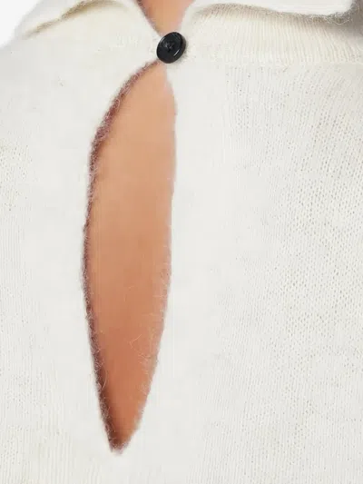 Mark Kenly Domino Tan Mkdt Studio Ivory Kolly Sweater In Yak In Neutral