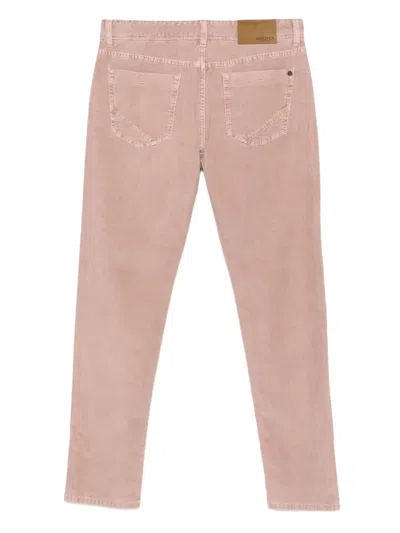 Incotex Five-pocket Trousers In Pink
