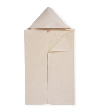 Bonpoint Cotton Hooded Towel In Neutral