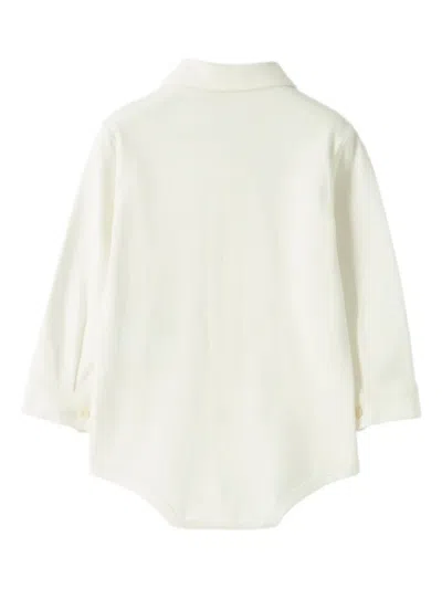 Il Gufo Buttoned Bodie In White