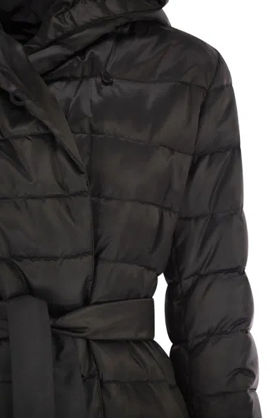 Max Mara The Cube Novef Down Jacket Wintercoat In Black
