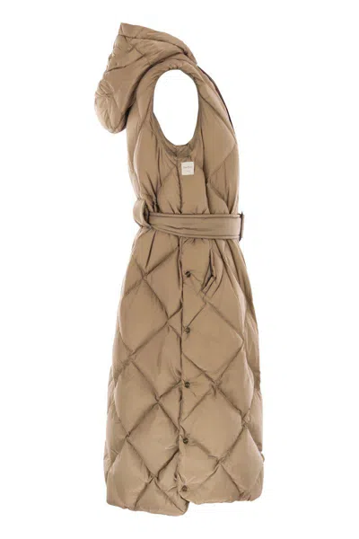 Max Mara The Cube Tregil Vest In Brown