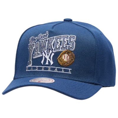 Mitchell & Ness New York Yankees  Yankees Baseline Pro Pinch Cap In Blue