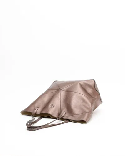 Loewe Medium Puzzle Fold Bag In Pink