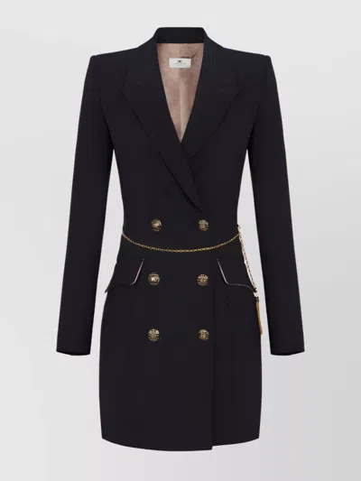 Elisabetta Franchi Dress In Black
