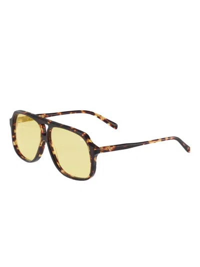 Vintage Frames Company King Size Brown Tortoise Acetate In Brown