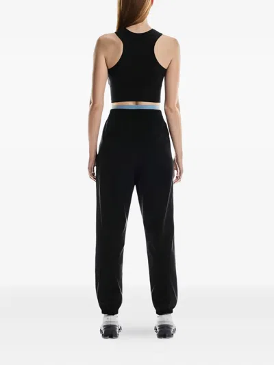 On Running Racerback Crop Top In Black