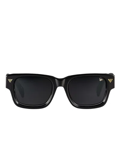 Vintage Frames Company Bowie Sunglasses In Black