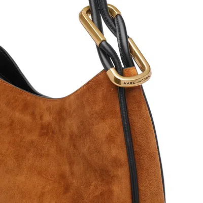 Marc Jacobs The Crescent Large Dual Hobo Bag In Suede In Pattern