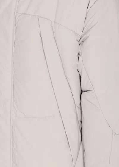 Jg1 Hooded Down Jacket And Pockets In Gray