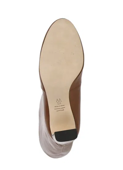 Stuart Weitzman 90mm Babette Leather Knee-high Boots In Brown