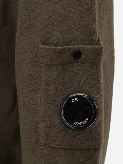 C.p. Company C.p.company Men Wool And Cotton Sweater In Brown