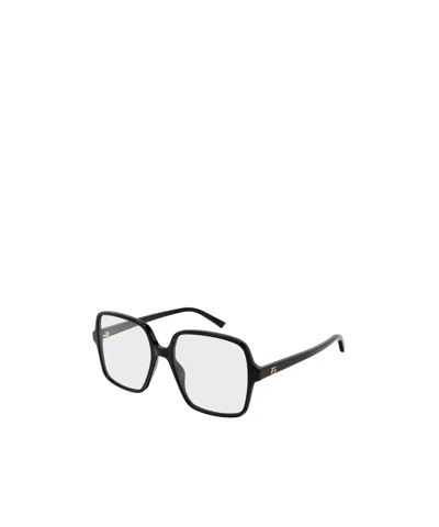 Gucci Eyewear Rectangular Frame Glasses In Black