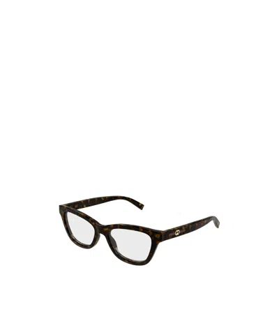 Gucci Eyewear Cat-eye Frame Glasses In Multi