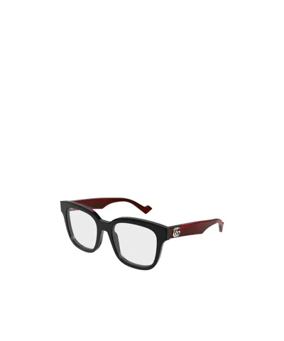 Gucci Eyewear Square Frame Glasses In Brown