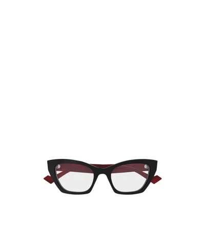 Gucci Eyewear Cat-eye Frame Glasses In Black