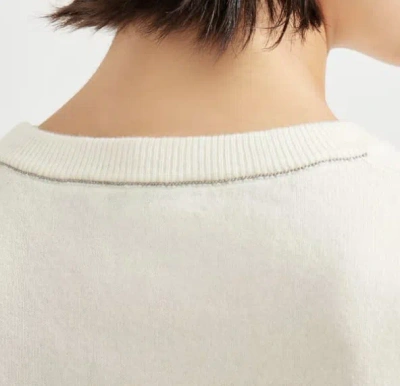 Brunello Cucinelli Cashmere Sleeveless Top In White