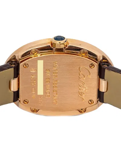 Pre-owned Cartier Baignoire 24mm In Silver