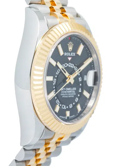Pre-owned Rolex Sky-dweller 42mm In Yellow