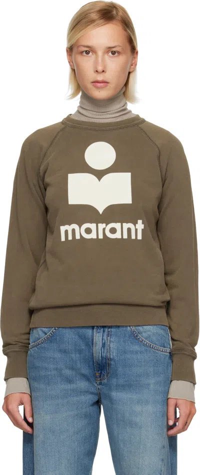 Isabel Marant Étoile Isabel Marant Etoile Mud Cotton Blend Millyny Sweatshirt In Brown