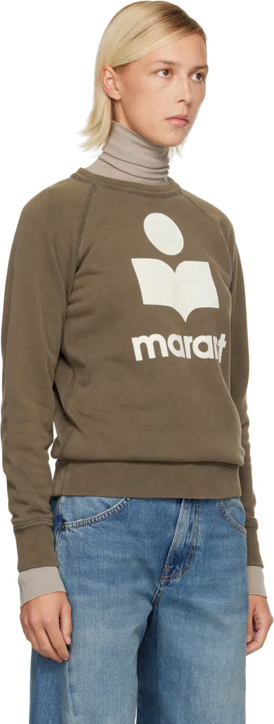 Isabel Marant Étoile Isabel Marant Etoile Mud Cotton Blend Millyny Sweatshirt In Brown