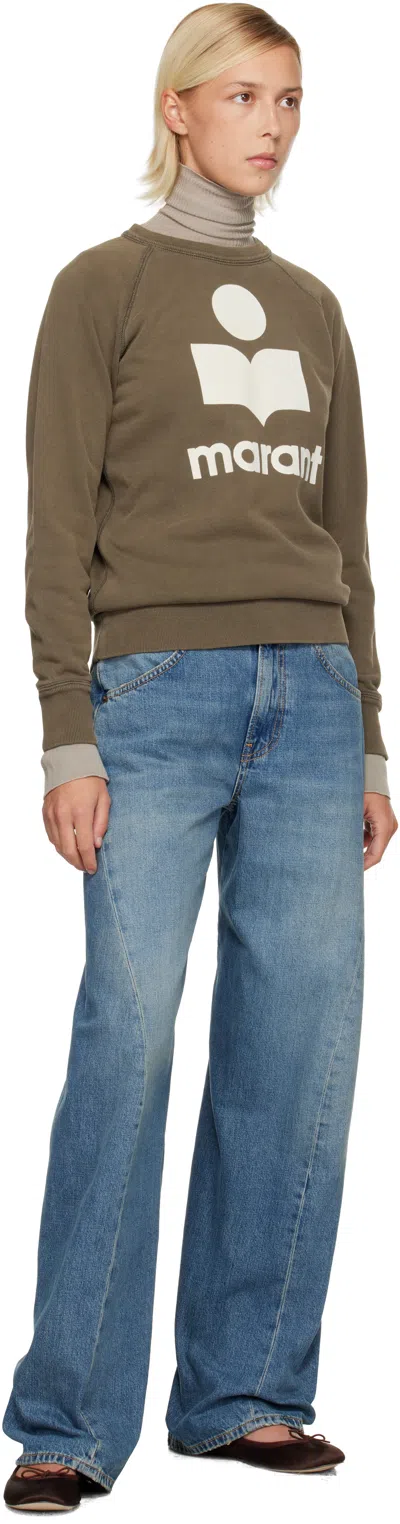 Isabel Marant Étoile Isabel Marant Etoile Mud Cotton Blend Millyny Sweatshirt In Brown