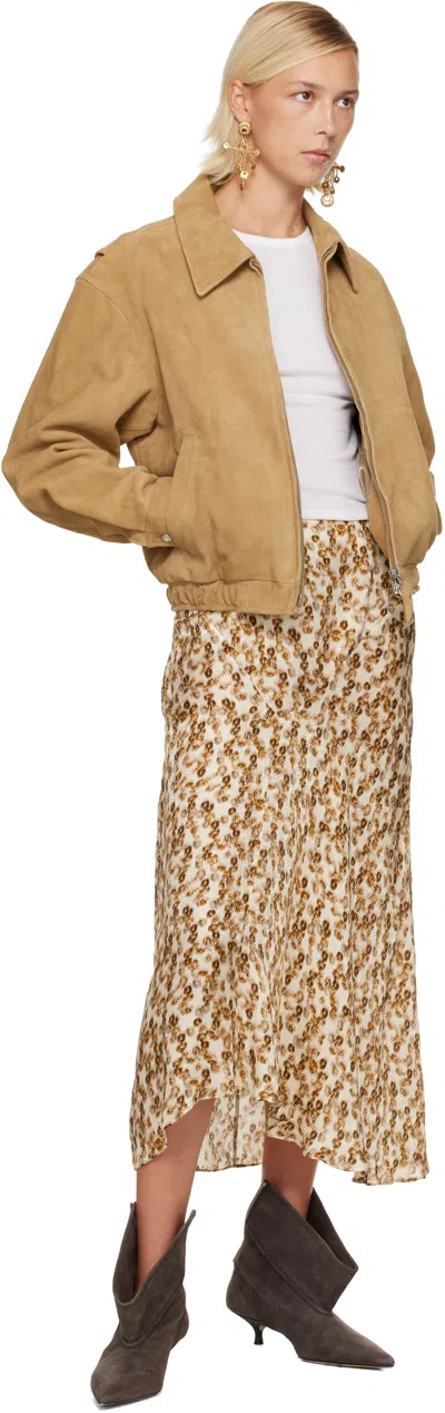 Isabel Marant "lisanne" Skirt In Brown