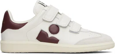 Isabel Marant Bryce Leather Sneakers With Suede Inserts In Neutral
