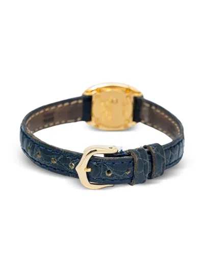 Pre-owned Cartier Baignoire 18mm In Yellow