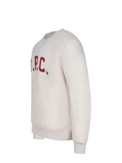 Apc A.p.c. Logo Printed Crewneck Sweatshirt In Multi