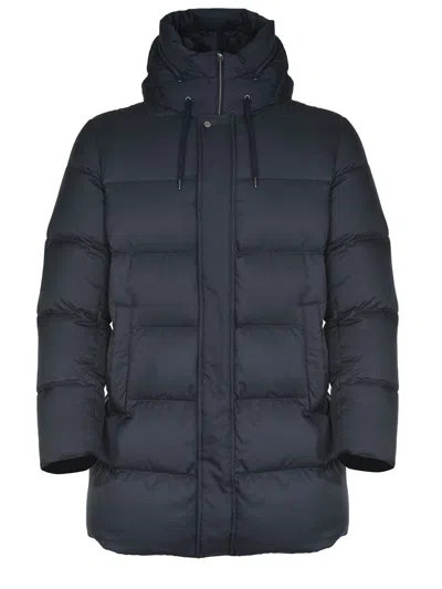 Herno Down Jacket In Blue