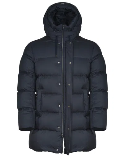 Herno Down Jacket In Blue