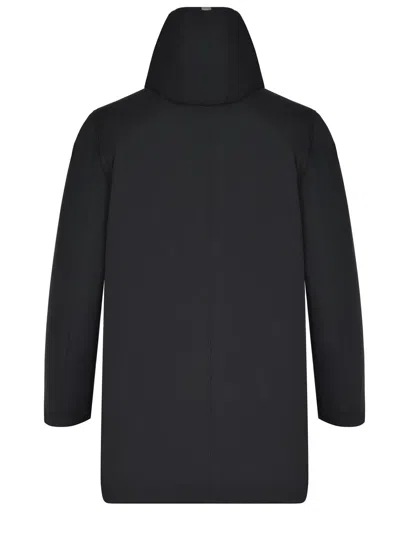 Herno Parka Made Of Polyester In Black