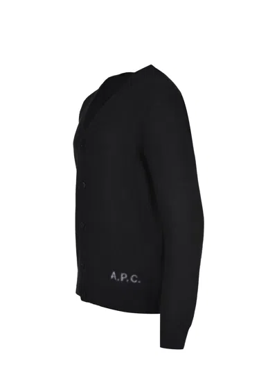 Apc A.p.c. "kenny" Cardigan In Black