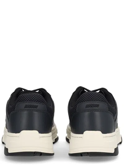 Hugo Boss Modern Sneakers With Unique Sole Design In Black
