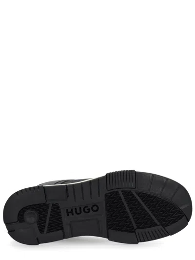 Hugo Boss Modern Sneakers With Unique Sole Design In Black