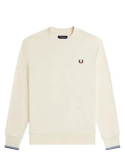 Fred Perry Sweatshirt With Logo In Gold