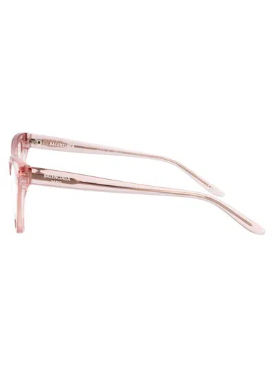 Balenciaga Pink-pink-transparent Recycled Acetate Glasses In White