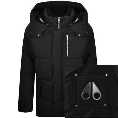 Moose Knuckles Everest 3q Puffer Jacket Black In Black