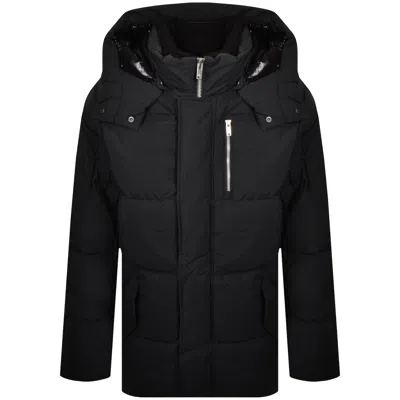 Moose Knuckles Everest 3q Puffer Jacket Black In Black