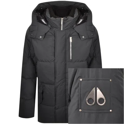 Moose Knuckles Everest 3q Puffer Jacket Grey In Gray