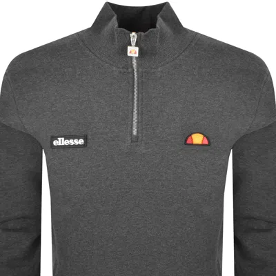 Ellesse Pelegrini Quarter Zip Sweatshirt Grey In Gray