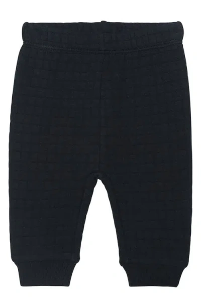 Pl Baby By Petit Lem Fleece Jacket, Graphic T-shirt & Joggers Set In Black